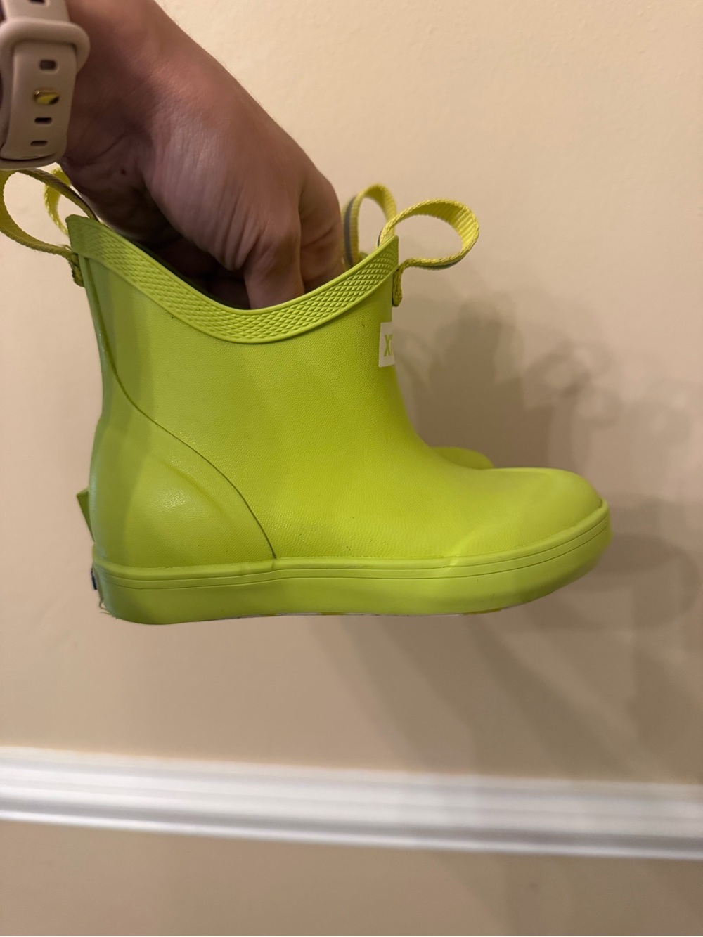 Xtra Tuff Lime Green boots - Picture 2 of 2